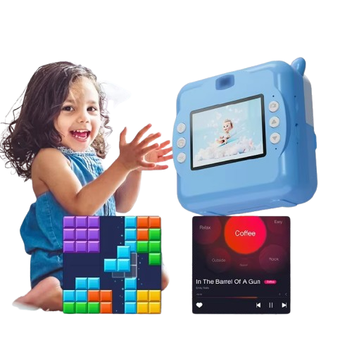 Mini Photo Printer for Kids – Wireless Instant Printing for Parties & Crafts