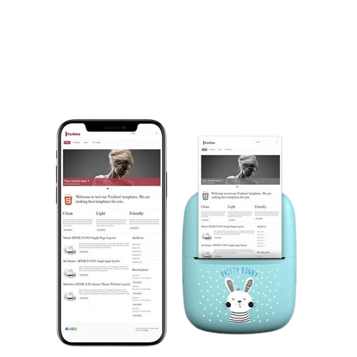 Compact Kids Mini Printer – Easy Wireless Printing at Home