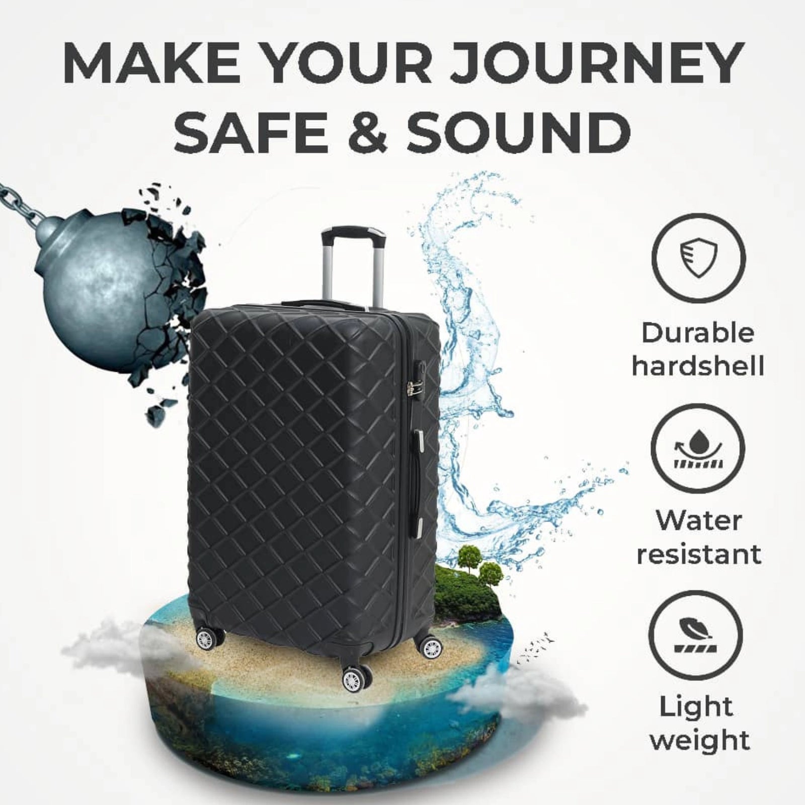 3 Piece Luggage Set