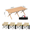 Folding Table & 4 Chairs Set