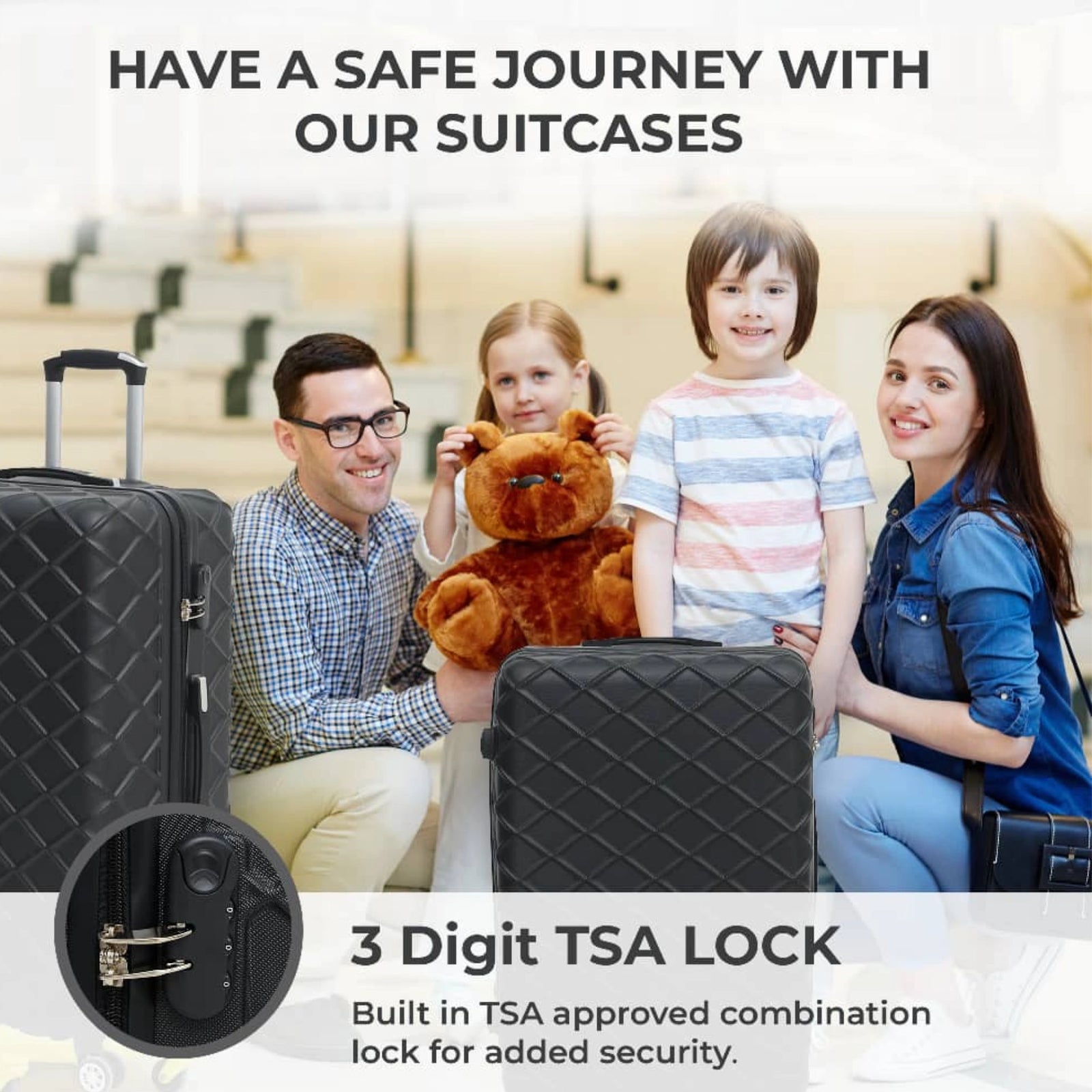 3 Piece Luggage Set