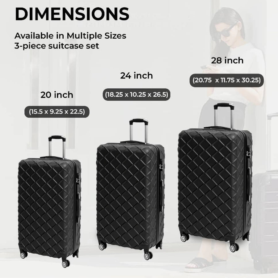 3 Piece Luggage Set